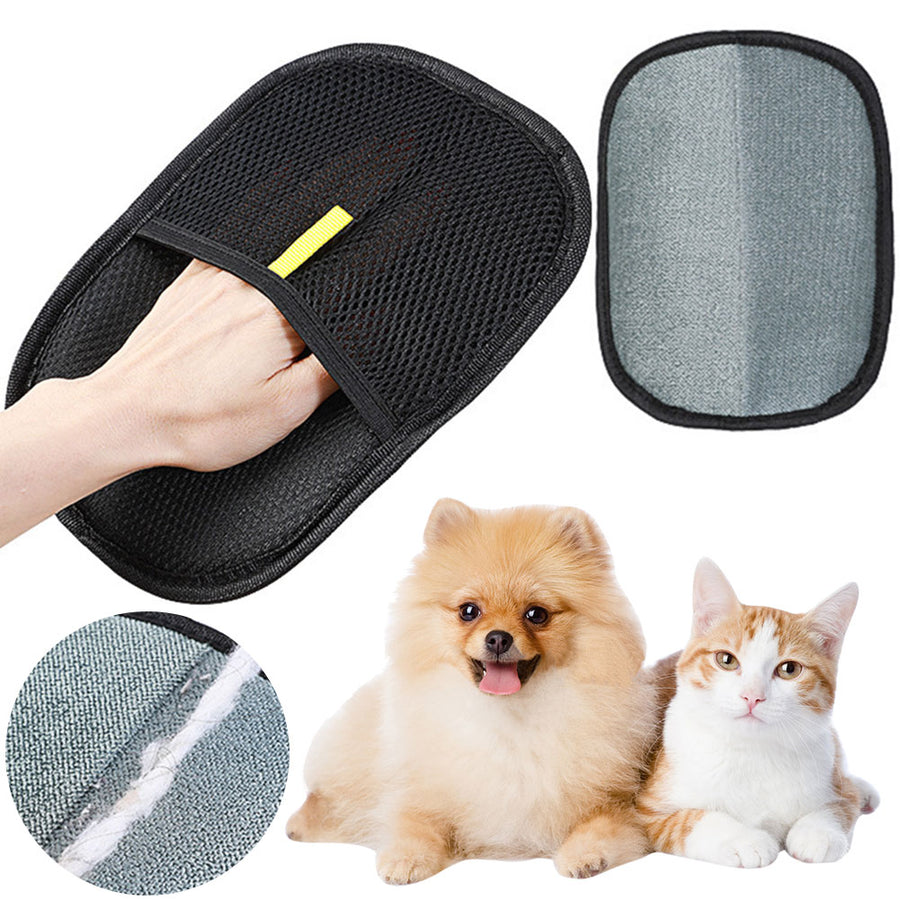 Pet Hair Remover Gloves – Gentle Grooming & Deshedding Mitt for Dogs & Cats